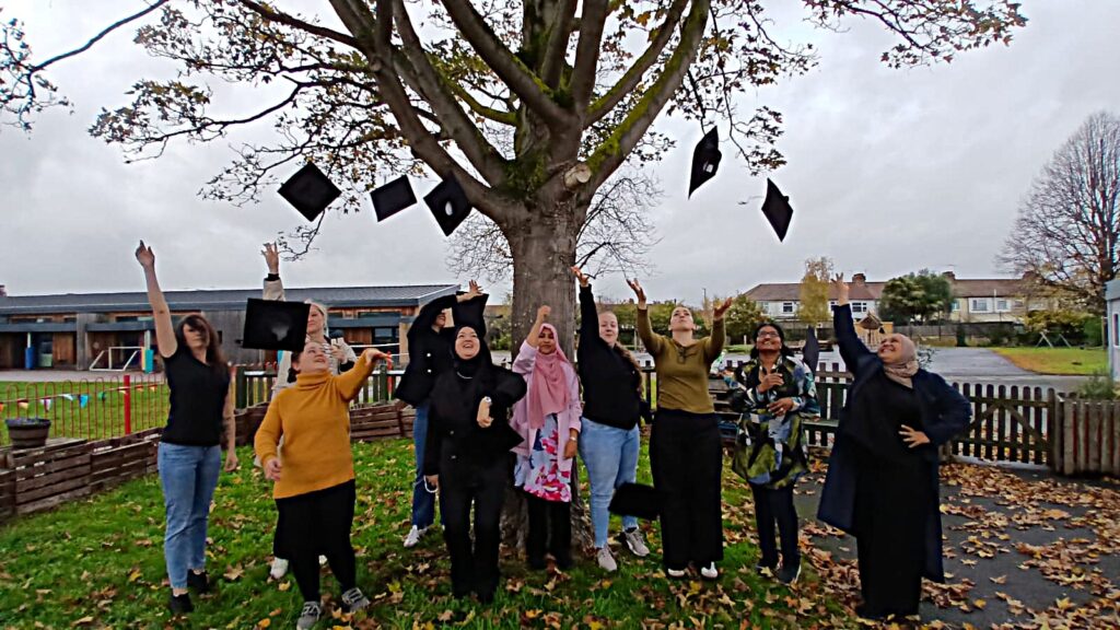 Parents pass TA course with flying colours