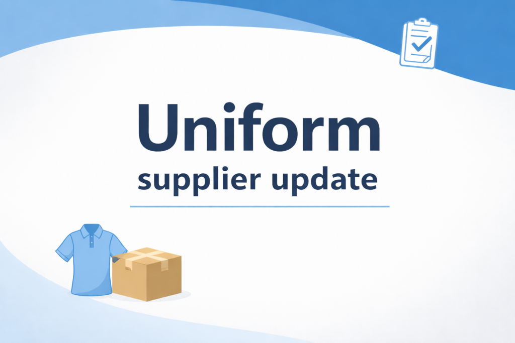 Uniform Supplier Update